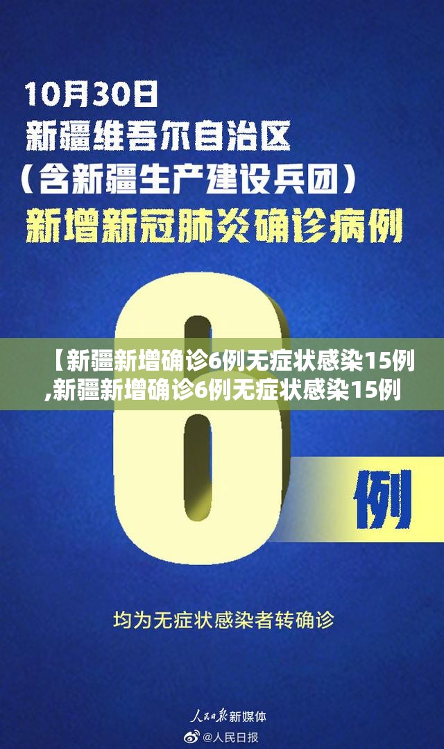【新疆新增确诊6例无症状感染15例,新疆新增确诊6例无症状感染15例是什么】