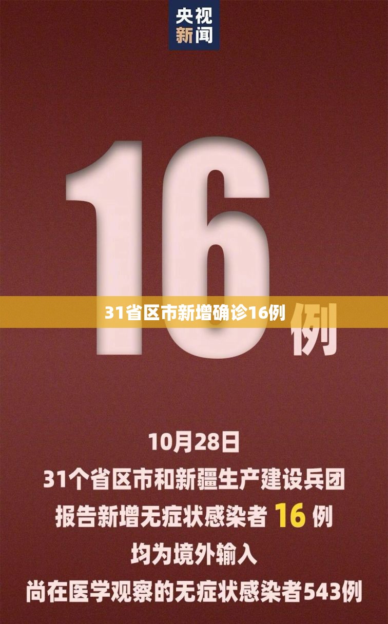31省区市新增确诊16例(31省区市新增确诊111例) 31省区市新增确诊16例(31省区市新增确诊111例)
