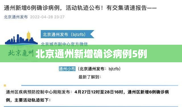 北京通州新增确诊病例5例(北京通州新闻最新消息今天) 北京通州新增确诊病例5例(北京通州新闻最新消息今天)