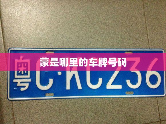 蒙是哪里的车牌号码/蒙车牌字母代表城市 蒙是哪里的车牌号码/蒙车牌字母代表城市