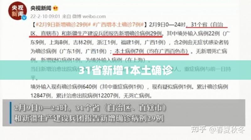 31省新增1本土确诊/31省区市新增62例本土确诊