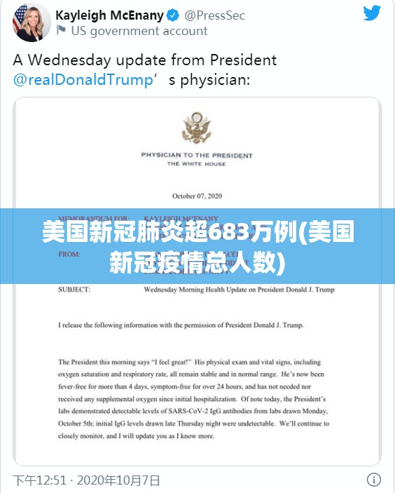 美国新冠肺炎超683万例(美国新冠疫情总人数) 美国新冠肺炎超683万例(美国新冠疫情总人数)