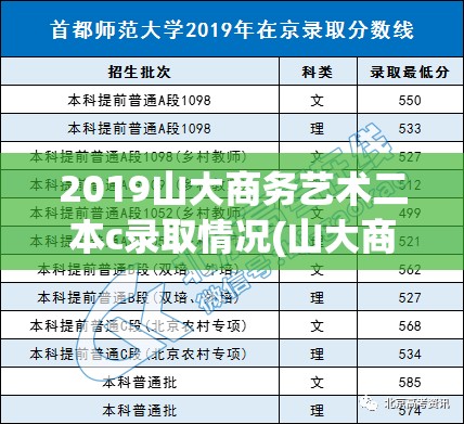 2019山大商务艺术二本c录取情况(山大商学院2026年分数)