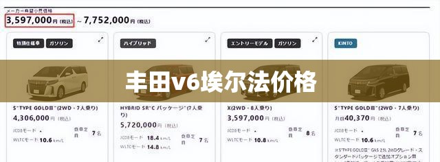 丰田v6埃尔法价格/丰田埃尔法v6商务车报价 丰田v6埃尔法价格/丰田埃尔法v6商务车报价