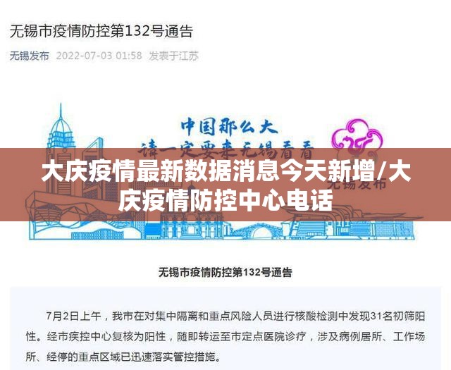大庆疫情最新数据消息今天新增/大庆疫情防控中心电话