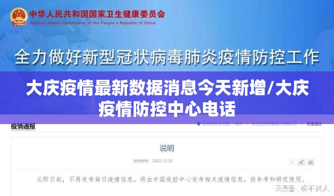大庆疫情最新数据消息今天新增/大庆疫情防控中心电话