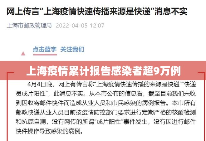 【上海疫情累计报告感染者超9万例,上海疫情突破】 【上海疫情累计报告感染者超9万例,上海疫情突破】