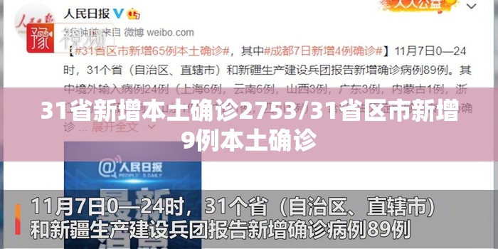 31省新增本土确诊2753/31省区市新增9例本土确诊 31省新增本土确诊2753/31省区市新增9例本土确诊