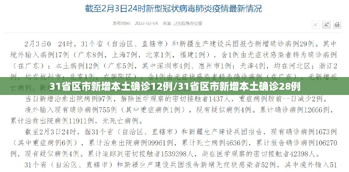 31省区市新增本土确诊12例/31省区市新增本土确诊28例 31省区市新增本土确诊12例/31省区市新增本土确诊28例