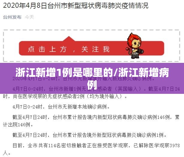 浙江新增1例是哪里的/浙江新增病例 浙江新增1例是哪里的/浙江新增病例